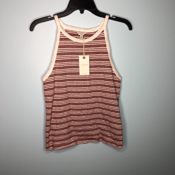 Lucky Brand Tops - Lucky Brand Tank Top NWT Size Medium Red White